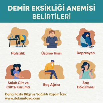 demir eksikliği belirtileri